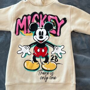 Zara Disney Mickey Tunic Hoodie Sweatshirt Dress
